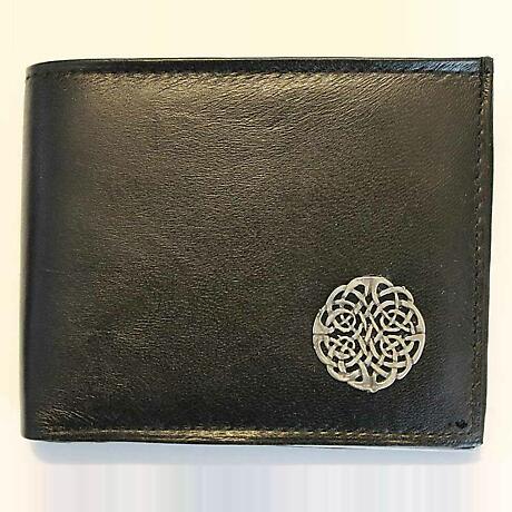 Irish Wallet - Celtic Knot Sprial Leather Wallet