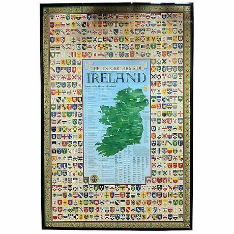 Ireland Family Coat of Arms - Poster Print