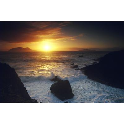 From Dingle Peninsula at sunset Photographic Print