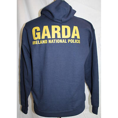 Alternate Image 1 for Irish Sweatshirt - Garda Irish Police Zip Hooded Sweatshirt
