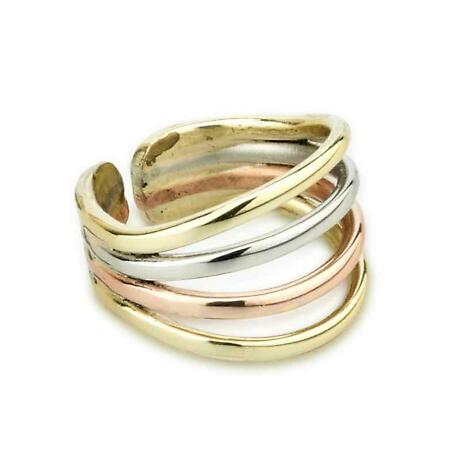 Grange Irish Jewelry - Gold Silver and Copper Triple Tone Ring