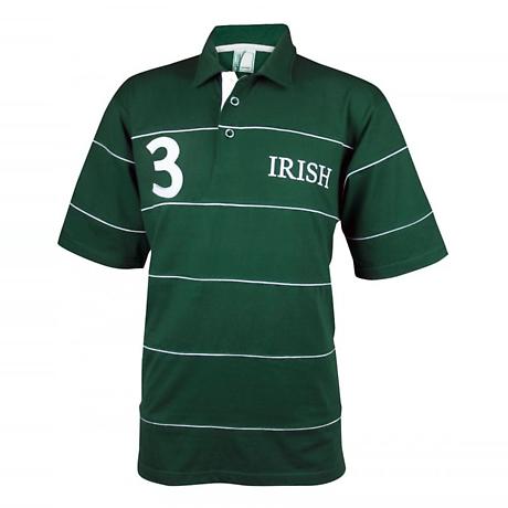 Croker Irish Green Piping Polo Shirt