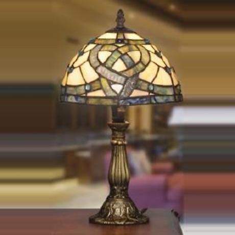 Celtic Pathways Stained Glass Lamp