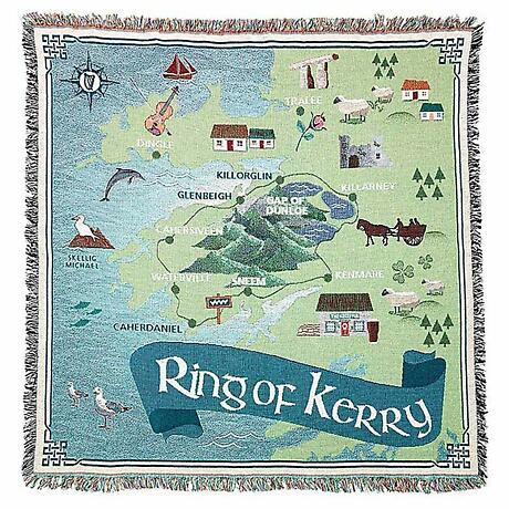 Ring of Kerry Irish Throw