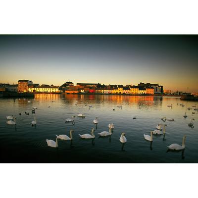 On the River Corrib Galway Photographic Print