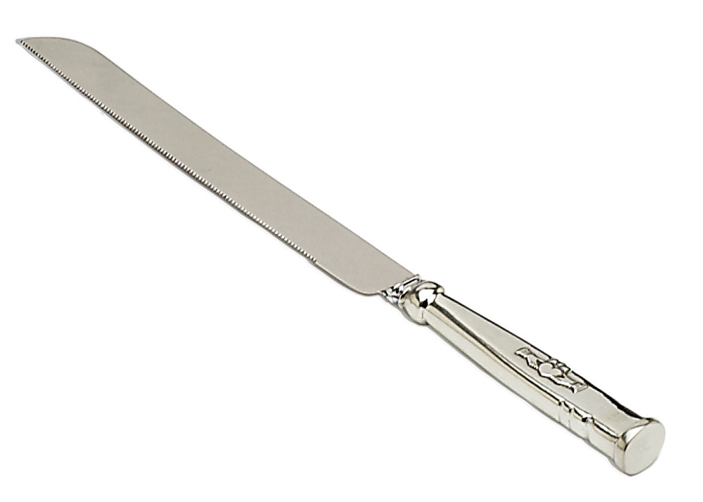 Claddagh Irish Cake Knife Pewter
