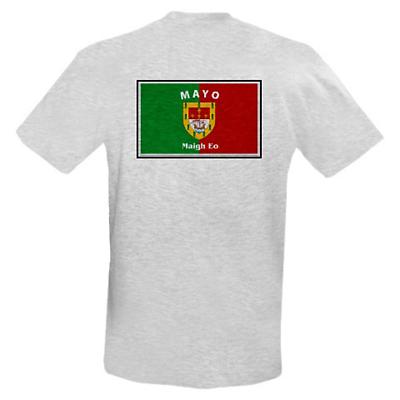 Alternate Image 1 for Irish T-Shirt - Irish County T-Shirt Left Chest - Grey