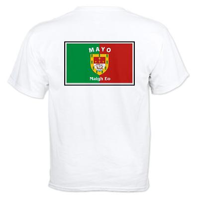 Alternate Image 1 for Irish T-Shirt - Irish County T-Shirt  Left Chest - White
