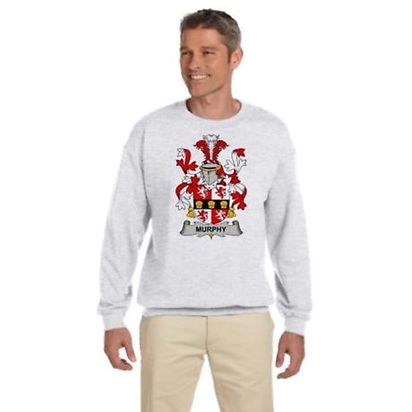 Personalized Coat of Arms Adult Crew Neck Sweatshirt