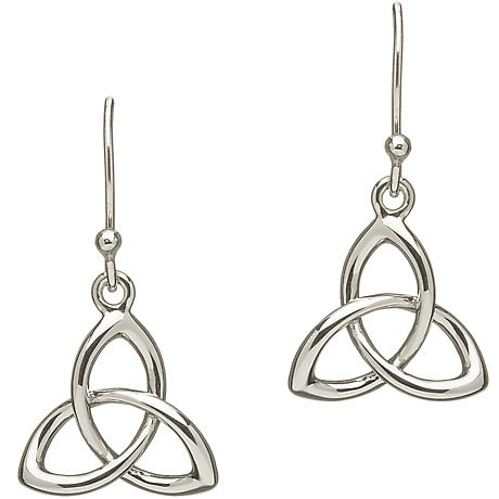 Product Image for Trinity Knot Earrings - Sterling Silver Celtic Trinity Knot Earrings
