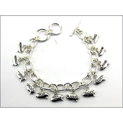Clean Irish Slang Charm Bracelet