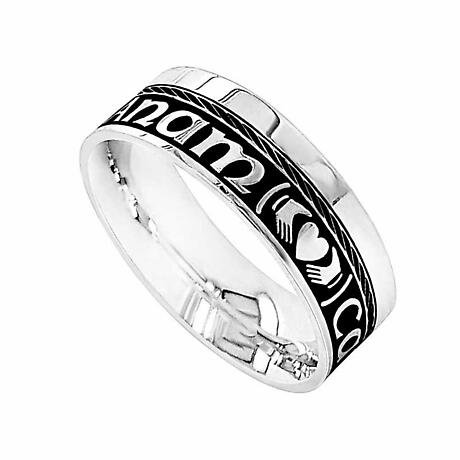 Product Image for Irish Rings - Comfort Fit Mo Anam Cara 'My Soul Mate' Wedding Band