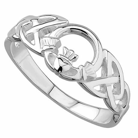 Product Image for Claddagh Ring - Ladies Sterling Silver Celtic Claddagh