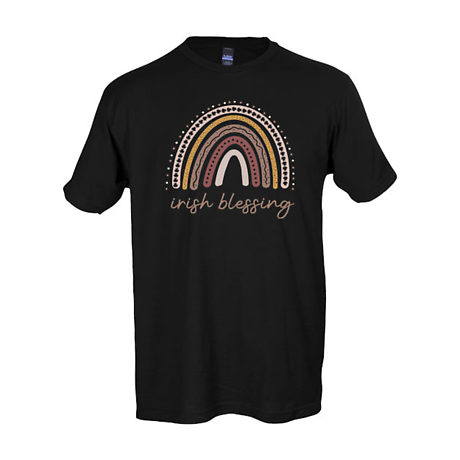 Alternate Image 1 for Irish T-Shirt | Irish Blessings Rainbow Tee