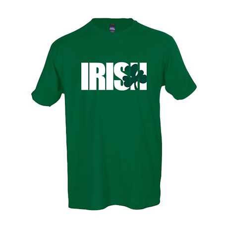 Product Image for Irish T-shirt | Irish with Shamrock Tee