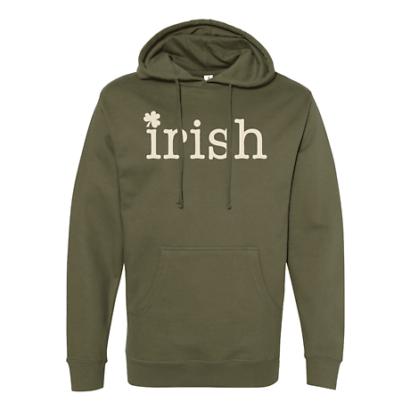 Irish Sweatshirt | Irish Shamrock Unisex Hooded Sweatshirt