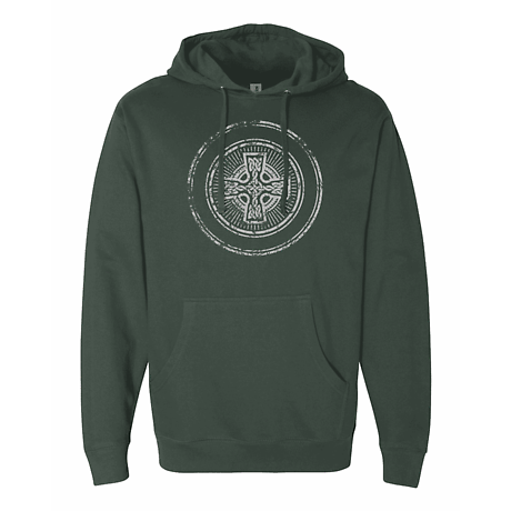 Irish Sweatshirt | Celtic Cross Unisex Hooded Sweatshirt