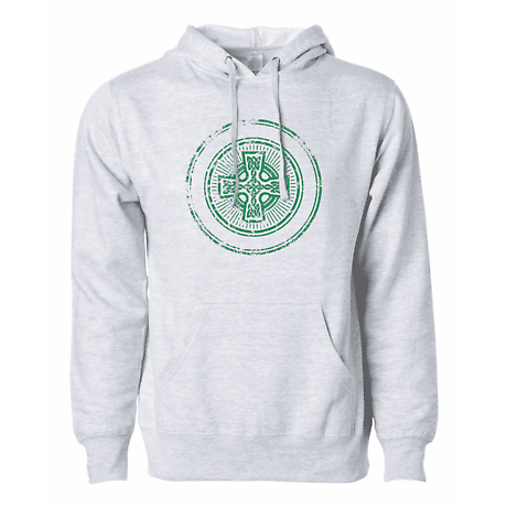 Alternate Image 1 for Irish Sweatshirt | Celtic Cross Unisex Hooded Sweatshirt