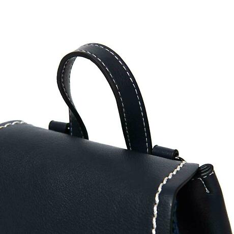 Alternate Image 1 for Celtic Tweed Bag | Navy Herringbone Harris Tweed® Backpack