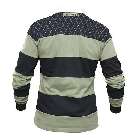 Alternate Image 2 for Irish Shirt | Green & Navy Irish Rugby Shirt