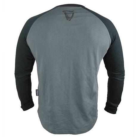 Alternate Image 2 for Irish T-Shirts | Guinness Black & Grey Baseball Tee