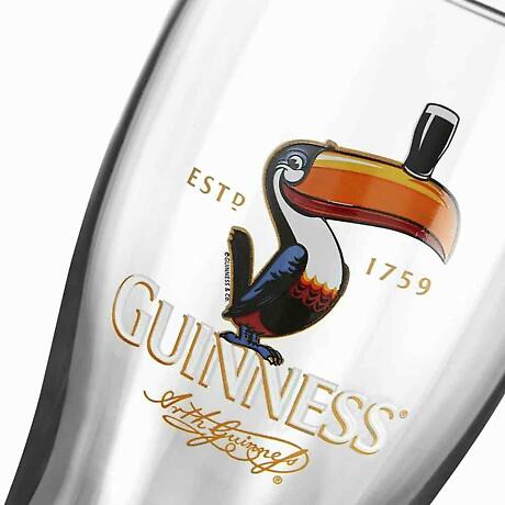 Alternate Image 2 for Guinness | Classic Toucan Irish Pint Glass