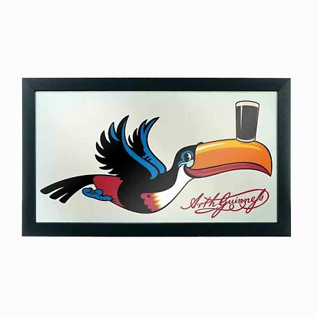 Guinness | Classic Toucan Framed Mirror Wall Plaque