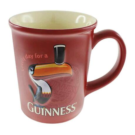 Guinness | Red Embossed Toucan Irish Mug
