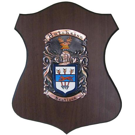 Personalized Irish Coat of Arms Cadet Shield Plaque