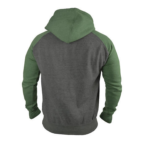 Alternate Image 1 for Irish Sweatshirts | Guinness Grey & Green Pullover Hooded Sweatshirt