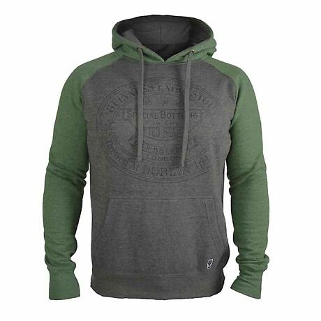 Product Image for Irish Sweatshirts | Guinness Grey & Green Pullover Hooded Sweatshirt