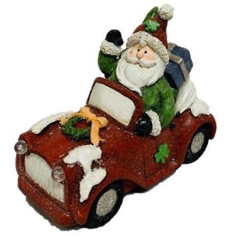 Irish Christmas | Santas New Wheels Light Up LED Ornament