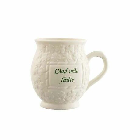 Belleek Pottery | Classic Cead Mile Failte Irish Mug