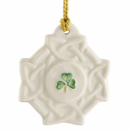 Irish Christmas | Belleek Pottery Celtic Knot Ornament