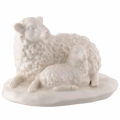 Belleek Pottery | Irish Sheep & Lamb Ornament