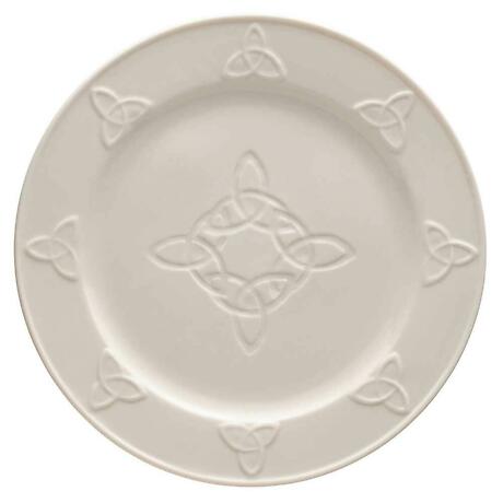 Product Image for Celtic Trinity Knot Dinner Plate | Belleek Irish Pottery