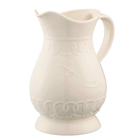 Product Image for Belleek Pottery | Celtic Lace Trinity Knot Irish Pitcher