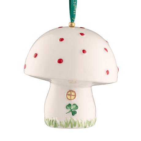 Alternate Image 1 for Irish Christmas | Belleek Pottery Toadstool Ornament