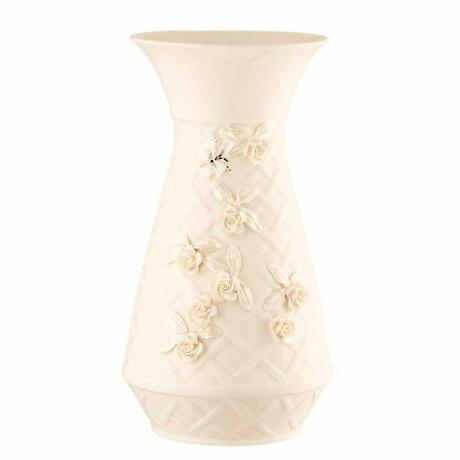 Product Image for Belleek Pottery | Irish Rose Trellis Vase