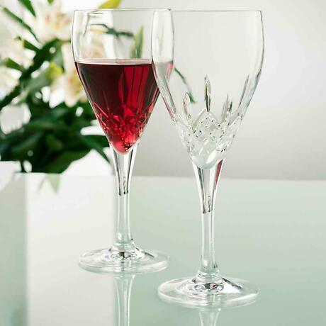Alternate Image 1 for Galway Crystal Longford Red Wine Glass Pair