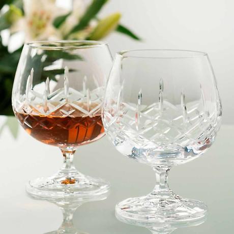 Alternate Image 1 for Galway Crystal Brandy Glass Pair