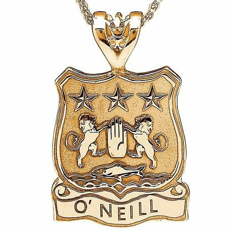 Product Image for Irish Coat of Arms Jewelry Shield Necklace