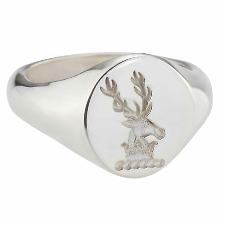 Product Image for Irish Rings - Sterling Silver Coat of Arms Ring and Wax Seal - Medium