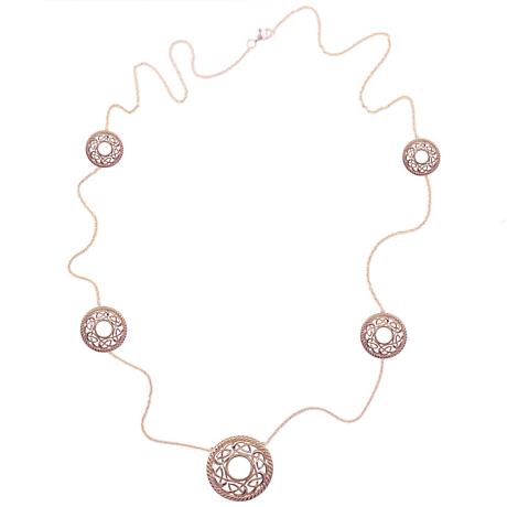 Irish Necklace | Rose Gold Plated Sterling Silver Celtic Knot Irish Necklet