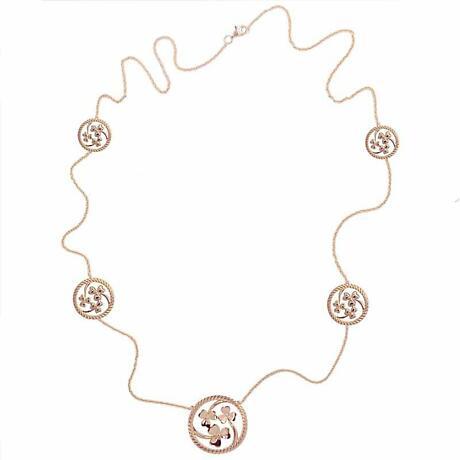 Product Image for Irish Necklace | Rose Gold Plated Sterling Silver Shamrock Irish Necklet