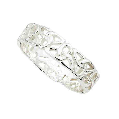 Product Image for Trinity Knot Ring - Ladies Sterling Silver Trinity Knot Band