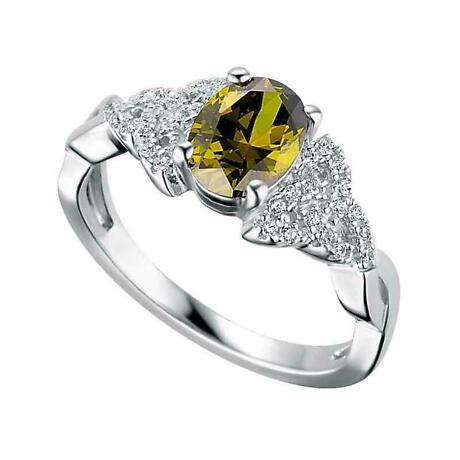 Alternate Image 8 for Irish Ring | 14k White Gold Diamond Love Loyalty Friendship Birthstone Claddagh Ring