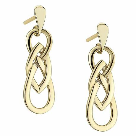 Irish Earrings | 9k Gold Celtic Knot Earrings