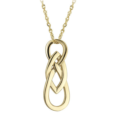 Irish Necklace | 9k Gold Celtic Knot Pendant