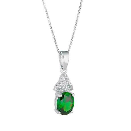 Alternate Image 5 for Irish Necklace | Celtic Trinity Knot Crystal Birthstone Pendant